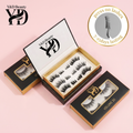 3D Effect Plant Fiber Private Label Wholesale Pre Glued Reusable False Eyelash Self Adhesive Press Handmade Lashes Invisible