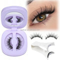 3D Reusable Soft Lightweight Handmade Faux Mink Magnetic Eyelash Extensions Kit No Glue Needed with Magnet Lashes Applicator Set