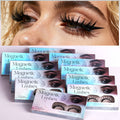 Custom Brand Logo OEM Factory Reusable Handmade Soft Magnetic Technology Premium Faux Mink Waterproof Strong Magnetic Eyelashes
