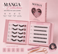 Custom Reusable Synthetic Handmade Spiky Fairy Cluster Lashes Kit Manga DIY Segment Fan Full Strip False Eyelashes Clean Girl