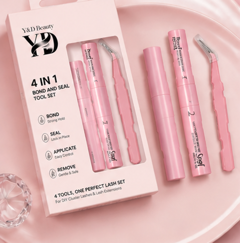 DIY Lashes Strong Glue Waterproof Latex Free Clear Liquid Lash Cluster Glue Bond Seal Vegan Fast Dry Long Lasting Private Label