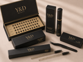 Handmade OEM Eyelash Cluster DIY Kit Wholesale Magnetic Box Korean PBT Material 12 Rows Lash Extension Kit Manga Lash Clusters