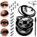 Magnetic Eyelash Set Natural Look Faux Mink Lashes 3/4 Half Full Lash Styles Magnetic Eyelashes with applicator high quality