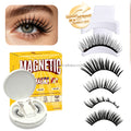 Wholesale 3D Soft Magnetic False Eyelash Natural Look Without Eyeliner Glue-free Lash Waterproof Lightweight Magnetic Lashes Kit