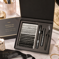Wholesale Fluffy Volume Spiker Lashes Individual Fan Eyelashes 0.07mm DD Mixed 16 Rows DIY Lash Cluster Kit Custom logo
