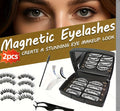 Wholesale Handmade Strong Adsorption Faux Mink Magnetic Eyelash Kit Glueless Easy Use Reusable Waterproof Soft Magnetic Lashes