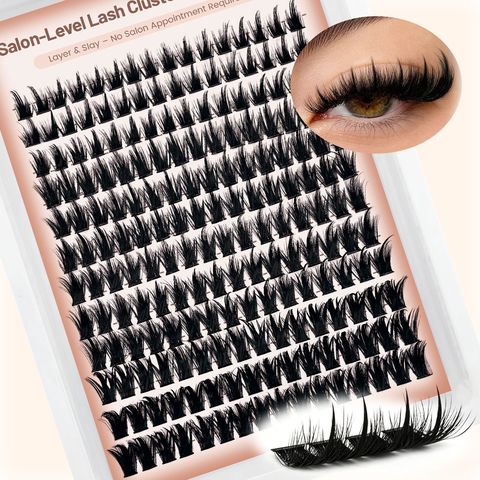 Wholesale Private Label DIY Manga Lash Clusters With Spikes Wispy Cluster Eyelash Fluffy Anime Individual Eyelashes Clusters
