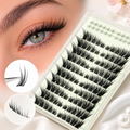 Wispy Lash Clusters Spiky Eyelash Clusters 10-18mm Eyelash Extensions Fox Eye Eyelash Right Left Individual Foxtail Lashclusters
