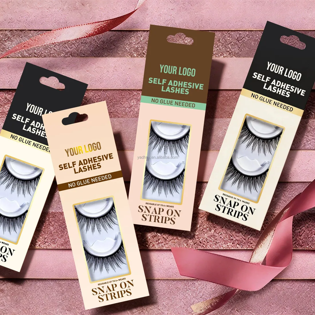 Private Label Pre Glued Self-Adhesive10day Strip Lashes Cat