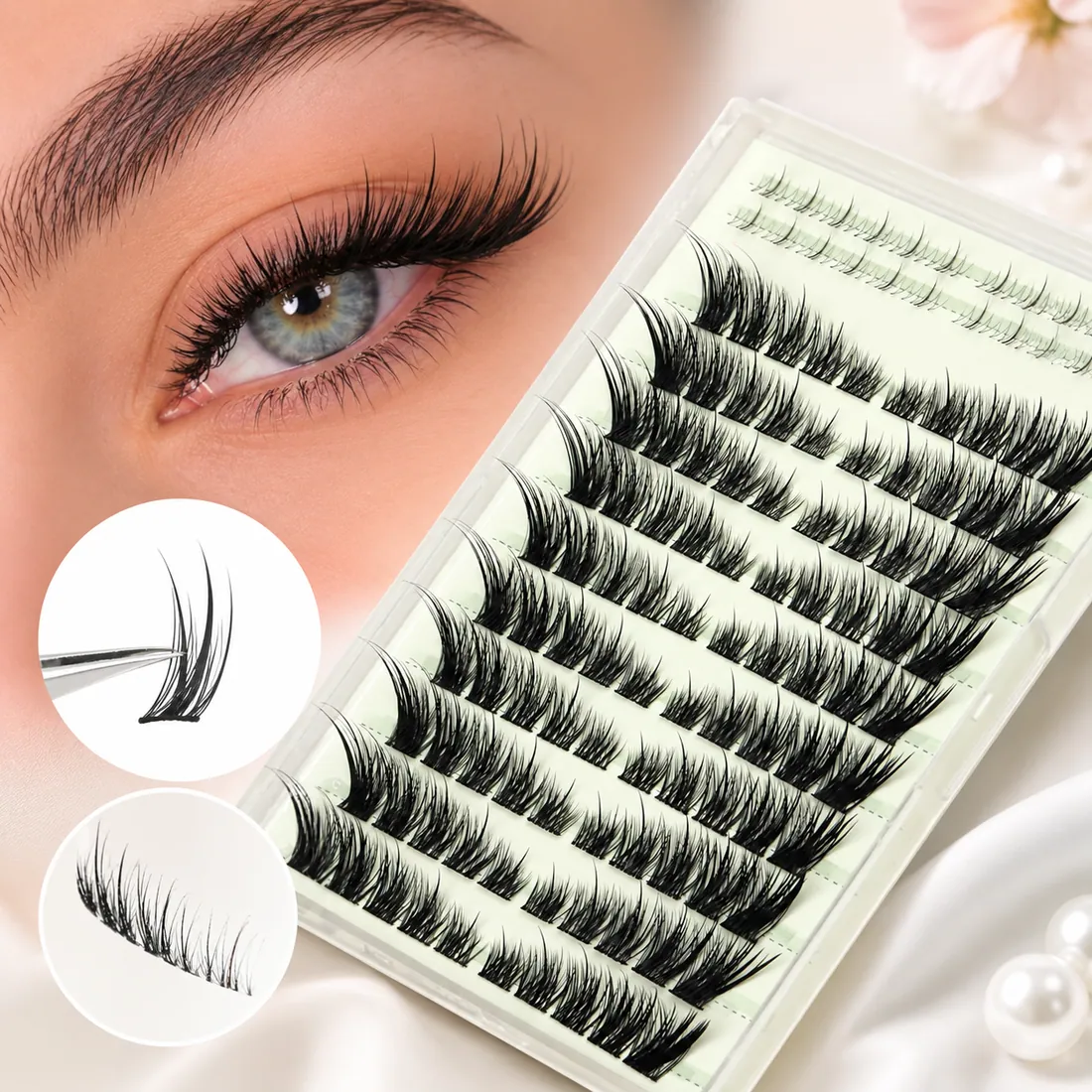 Wispy Lash Clusters Spiky Eyelash Clusters 10-18mm Eyelash