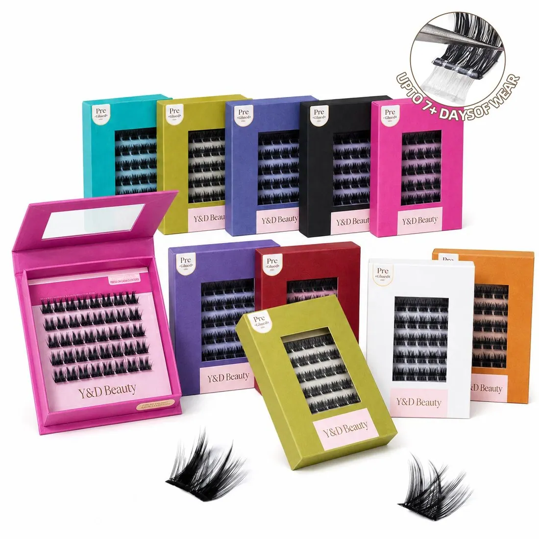 Private Label Long Lasting 7days Self Adhesive Eyelashes