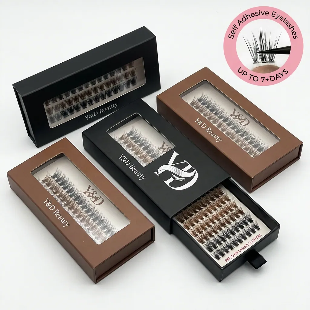 Wholesale 7-15 Day Self-Adhesive Cluster Lash Glueless DIY